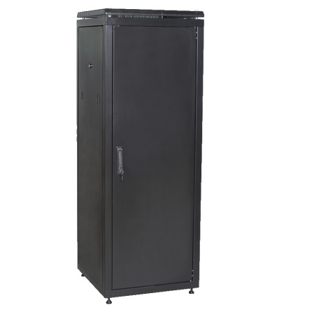 Telecommunication cabinet Ripo 426010MM/B 19" Outdoor 42U 600x1000 Black Metal door