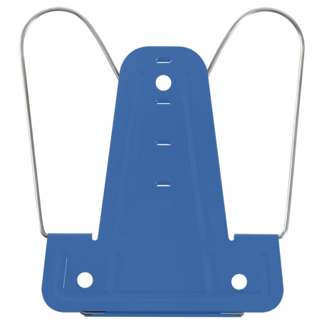 Подставка для книг СТАММ, металлическая, синяя