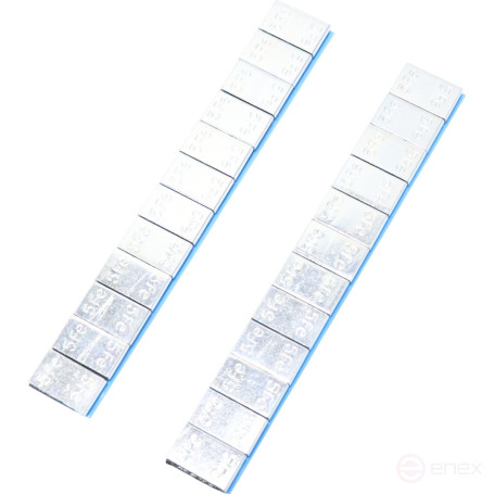 ACG 0086 Fe 100 LUXOR Груза самокл. оцинков 60 г (12*5) синий скотч с кромкой квадрат.(100 шт/уп) 1029421