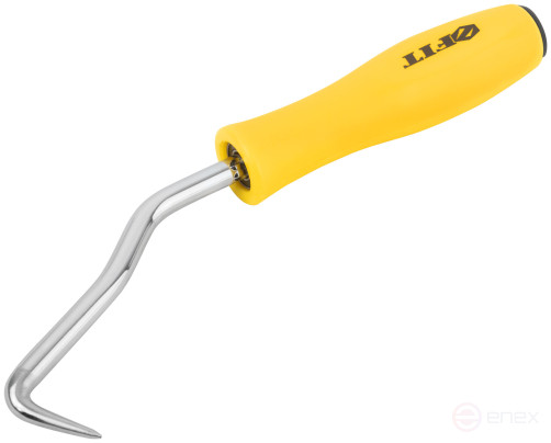 Hook for knitting rebar, plastic handle 220 mm