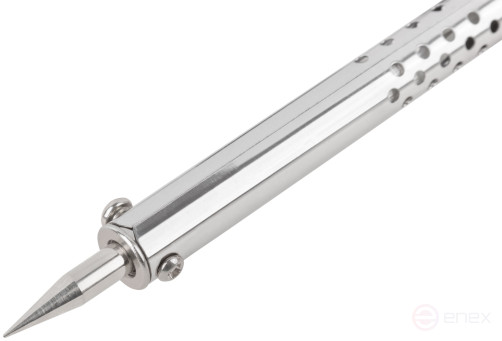 Паяльник 220 В, пластиковая ручка, конусное латунное жало, 55 Вт