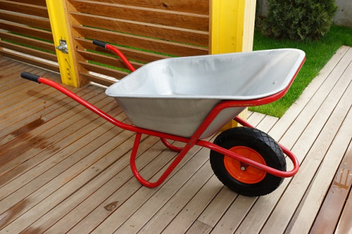 Industrialist 1-wheelbarrow reinforced, 110 liters (air wheel)