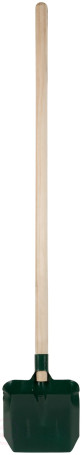 Shovel with stiffeners with wooden handle 220x270x1450 mm