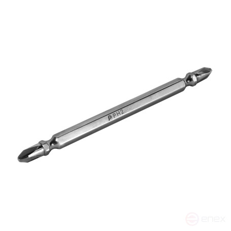 Бита отверточная ПРАКТИКА "Профи" двусторонняя PH-2 / PH-2 х110мм (1шт), блистер (776-553)