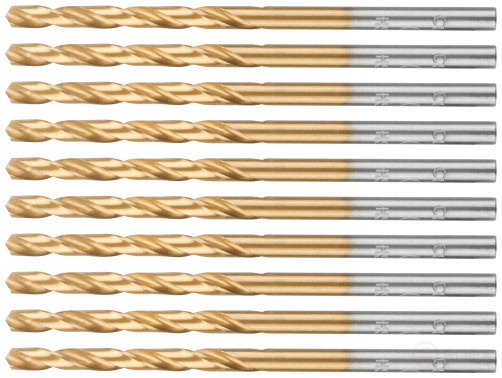 Сверло по металлу Cutop Profi с титановым покрытием, 3х61 мм (10 шт)