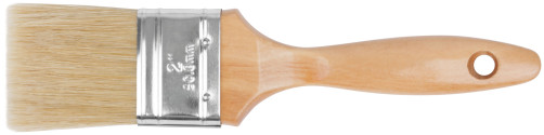 Кисть флейцевая "Профи", натур.светлая щетина, деревянная ручка 2" (50 мм)