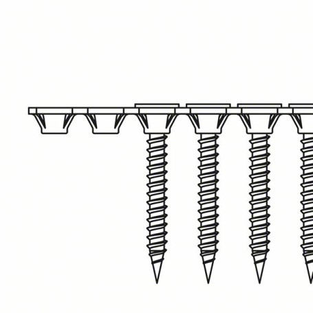 Quick-turn screw with fine thread 3.9 x 25 S-F; 25 mm
