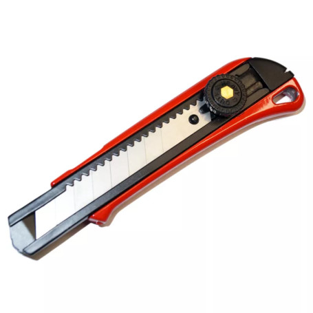 Строительный нож DUEL 18 мм, металлический корпус, 89801115