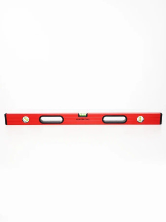 Painted level (3 acrylic indicators) with handles 60 cm