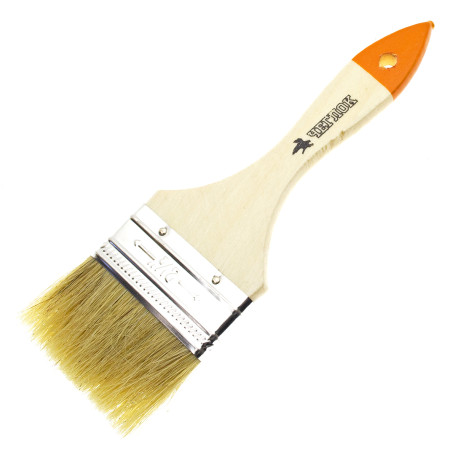 Flat brush "Amateur", 63 x 10mm, in/in 38mm, natural.bristles, Cheglok (12/480)