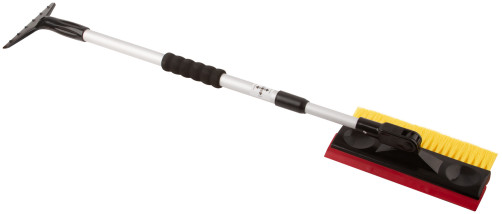Brush-scraper for snow removal 820-1300 mm, telescopic handle, bristles 250 mm