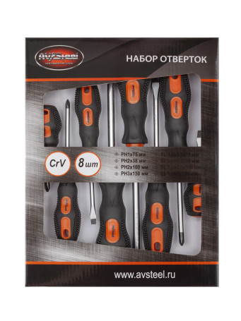 AVSteel Screwdriver Set 8 pieces