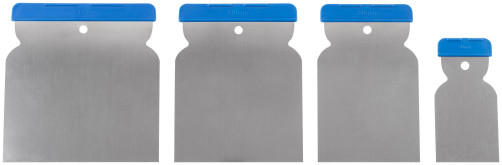 Шпатели металлические, нерж. сталь, набор 4 шт.("Япончик") 50/80/100/120 мм