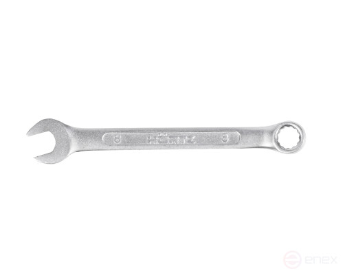 Ключ гаечный комбинированный 8х8 хромирование HORTZ