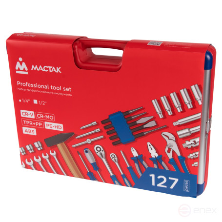 Universal tool set, 127 items MASTER 01-127C