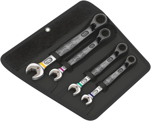 6001 Joker Switch 4 Imperial Set 1 set of wrenches combined with a reverse ratchet, 4 items