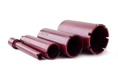 Сегментная алмазная коронка MESSER REDLINE по граниту диаметр 45 мм длина 100 мм