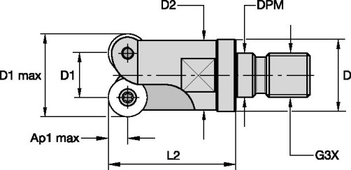 Фреза 35E06R043M16SRD07