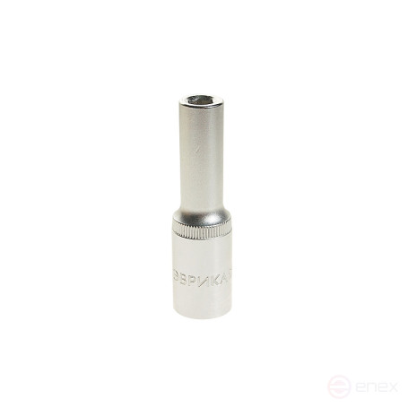 Головка торцевая 8мм 1/2" 6-гранная глубокая L=80мм ЭВРИКА ER-91501 1/160