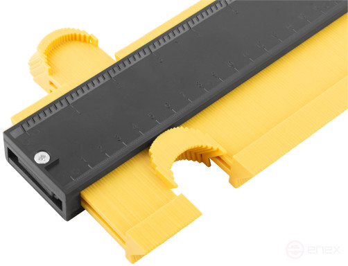 Marking template for tiles, plastic 250x100 mm