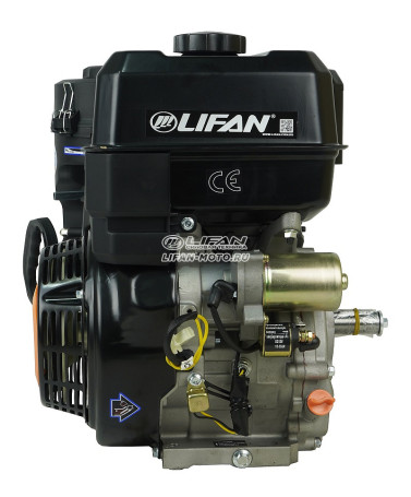 Двигатель Lifan KP460E, вал 25мм, катушка 11 Ампер (фильтр "зима-лето")