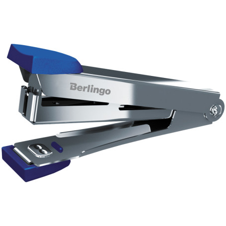 Stapler No. 10 Berlingo "Steel and Style" up to 10 liters., metal case, assorted