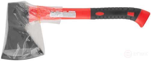 The axe is forged steel, reinforced fiberglass handle 1000 gr.