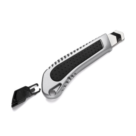 Aluminum knife with automatic locking, 18mm