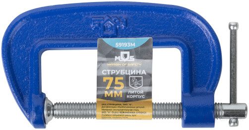 Струбцина тип "G" 75 мм