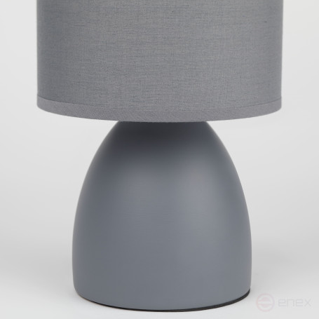 Rivoli Nadine 7042-501 Table Lamp 1 * E14 40W ceramic grey with lampshade