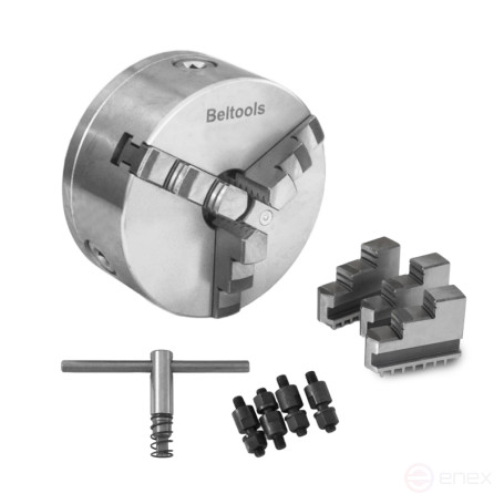 Патрон токарный 160-ПТ 3-x кулачковый (7100-0029П) К11/С5 с обратными кулачками Beltools