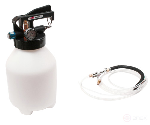 Pneumatic device for pumping and refilling of technical liquids 6L JTC