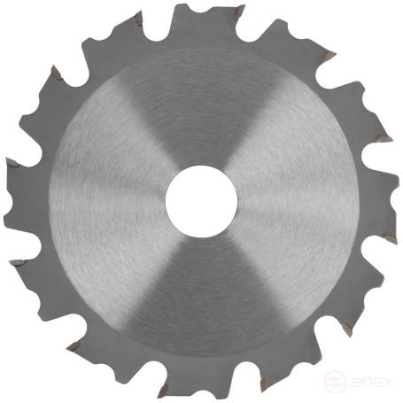 USM saw blade, 125 x 22.2 mm, 12 teeth + 2 rings 22.2/20 mm and 22.2/16 mm