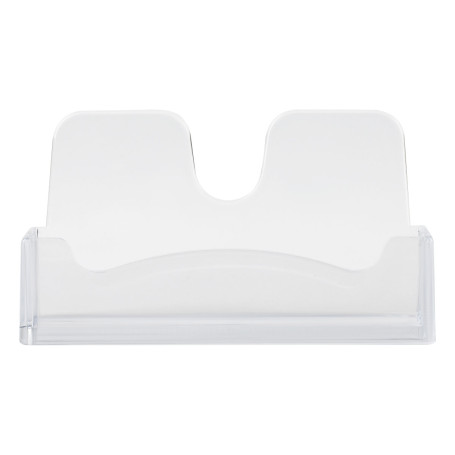 Business card holder desktop STAMP, 40*100mm, transparent