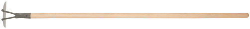 Straight hoe 150x80 mm, stainless steel, with wooden handle