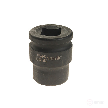 Головка торцевая 24мм 3/4" 6-гранная ударная L=50мм ЭВРИКА ER-95912 1/48