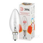 Incandescent lamp ERA B-40-E14-230-CL 40W 230V candle transparent color box E14