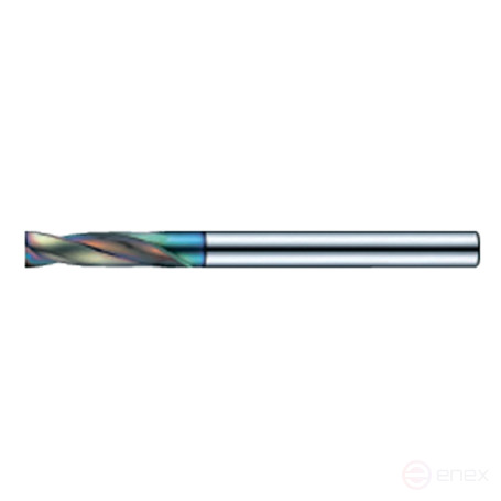 Carbide drill bit for metal D4.2x17x42x100x6 mm TiSiN with flat end