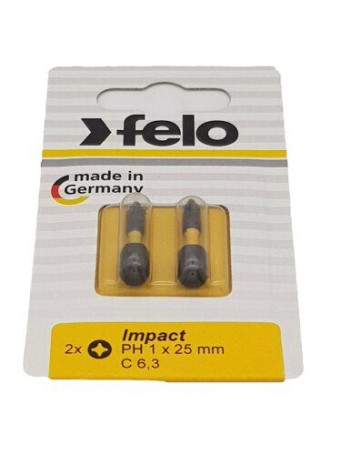 Felo Бита крестовая ударная серия Impact PH 1X25,2 шт 02201241