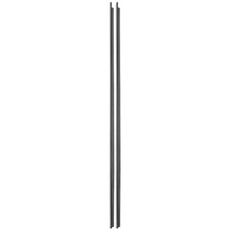 Wiper strip replaceable 60cm/24" with plastic insert for frame wipers