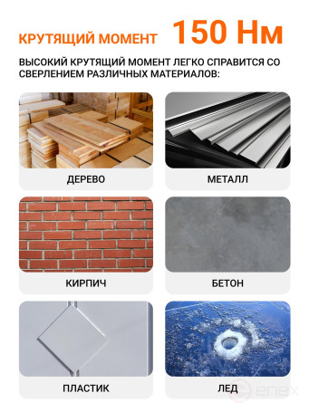 Дрель-шуруповерт аккумуляторная ударная BORT BAB-21X (без АКБ и ЗУ)