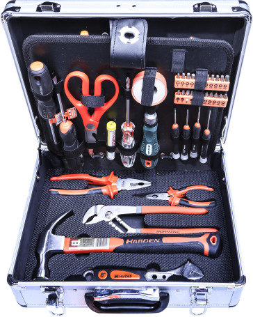 Tool kit 103 items in an aluminum case // HARDEN