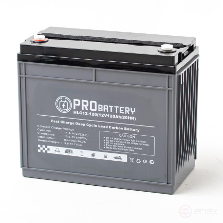 Тяговый аккумулятор PROBATTERY HLC12-120