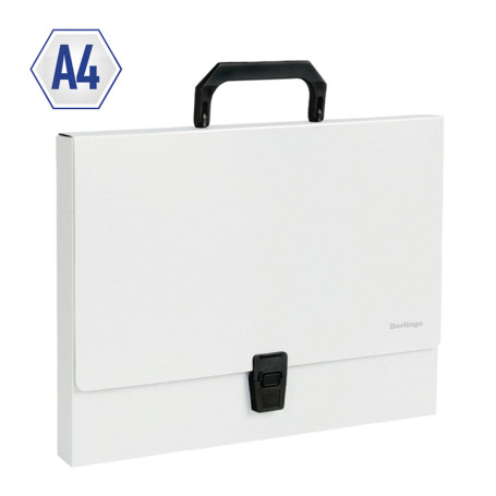 Briefcase folder 1 Berlingo "Standard" compartment, A4, 325*230*35 mm, 1000 microns, grey