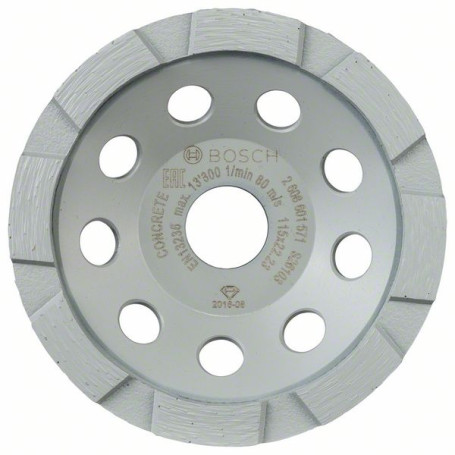 Diamond Cup Circle Standard for Concrete 115x22,23x3