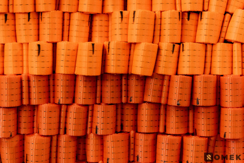 Лента для стяжных ремней 25 мм / 2000 DAN (серая), 100м