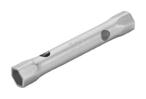 Double socket wrench, 8x9 mm, 102 mm