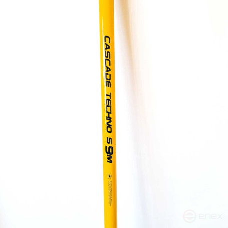 Telescopic carbon fiber Rod Cascade Techno S 9m Yellow
