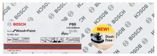 Sanding sheet 115 x 230 mm, 80, 2608621270