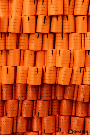 Belt tie tape 50 mm / 3000 DAN (red), 100m